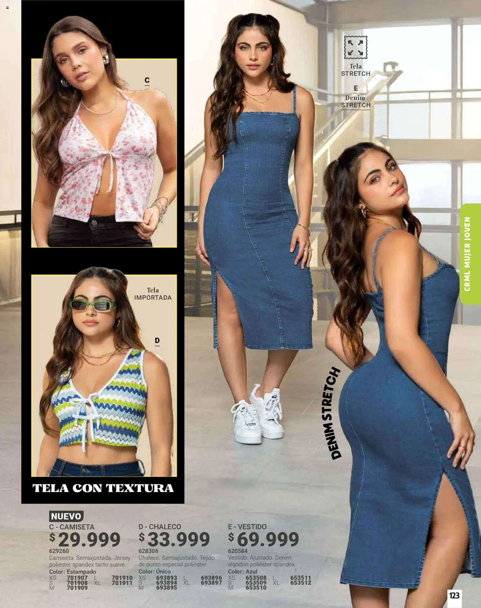 Carmel revista - valida desde el 01.03.2026 | Página: 123 | Productos: Algodón, Camiseta, Vestido, Chaleco