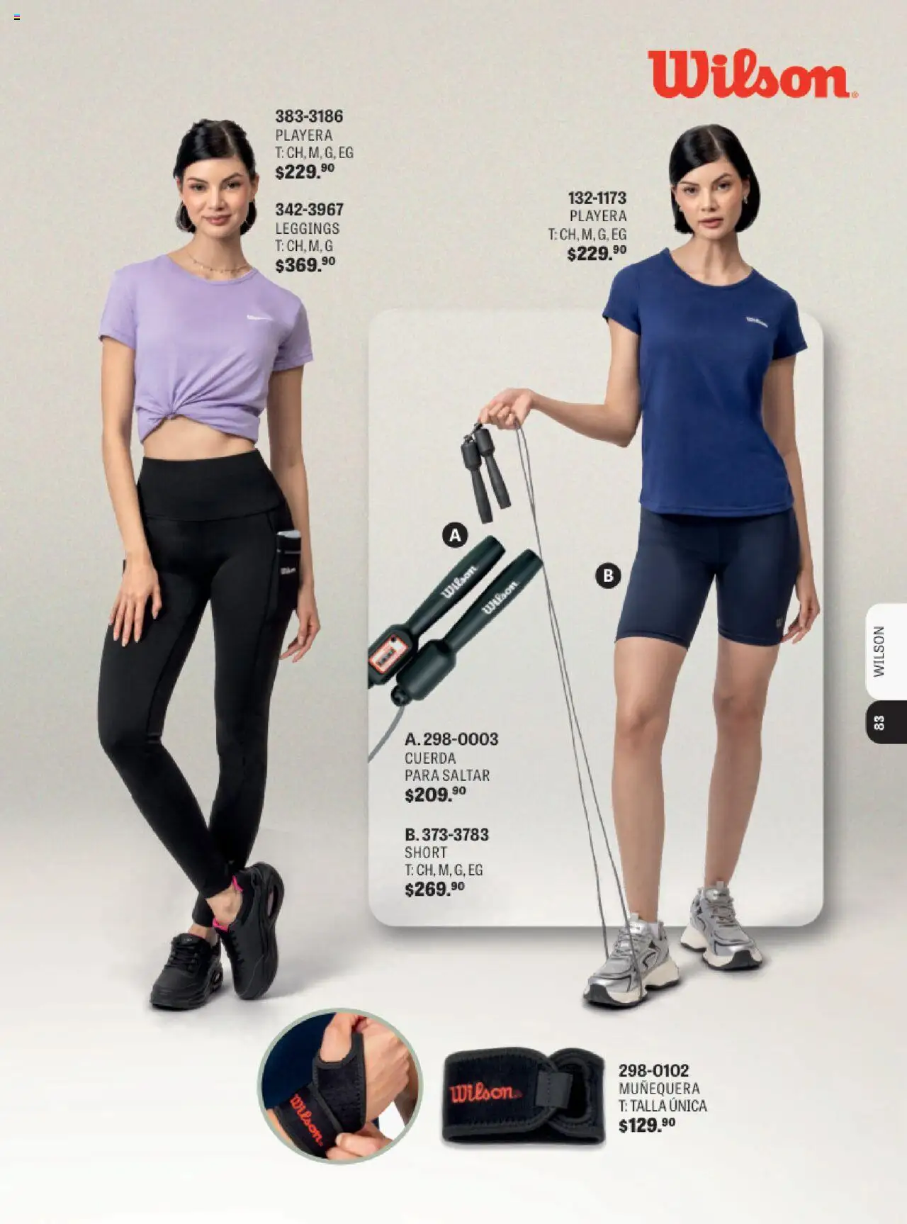 Nuevas ofertas de Andrea válidas en toda la República Mexicana desde el 13.08.2025. ¡Encuentra las mejores ofertas en Andrea - Catálogo Andrea Sport! | Página: 80 | Productos: Leggings, Cuerda, Playera, Short