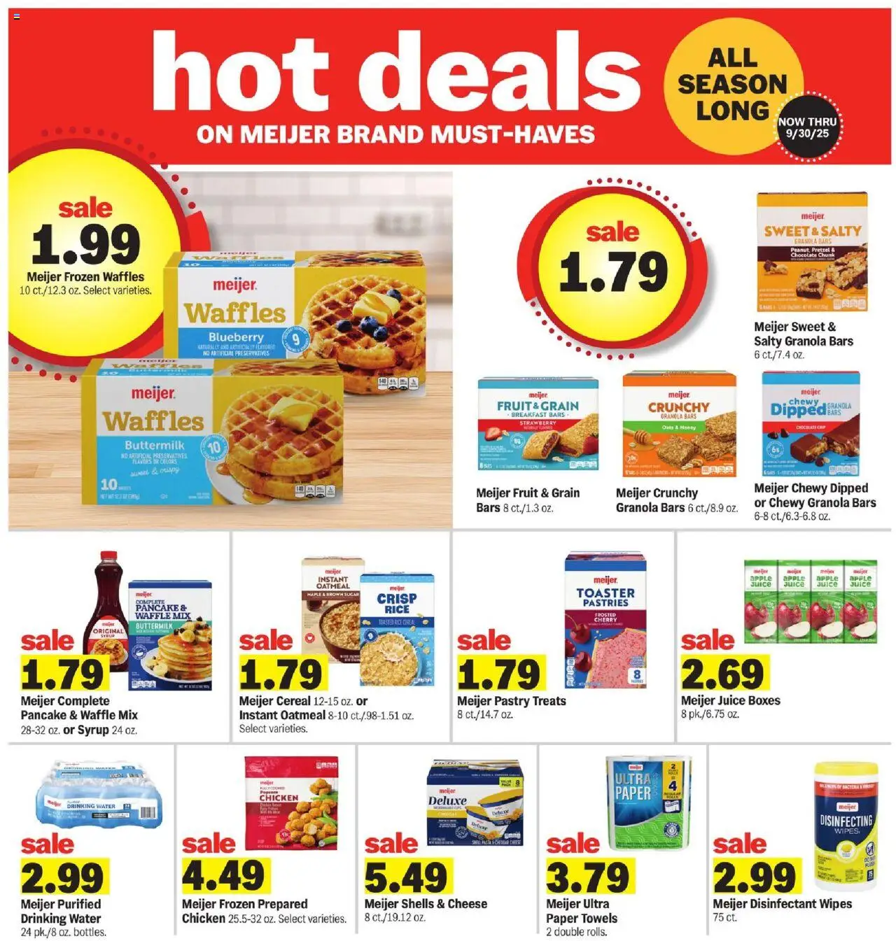 Meijer Weekly Ad - valid from 10.09.2025 | Page: 18 | Products: Chocolate, Juice, Rice, Sugar