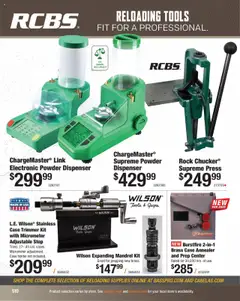 Preview of Cabela's weekly ads valid from 11.08.2025 | Page: 510 | Products: Trimmer, Press, Powder, Case