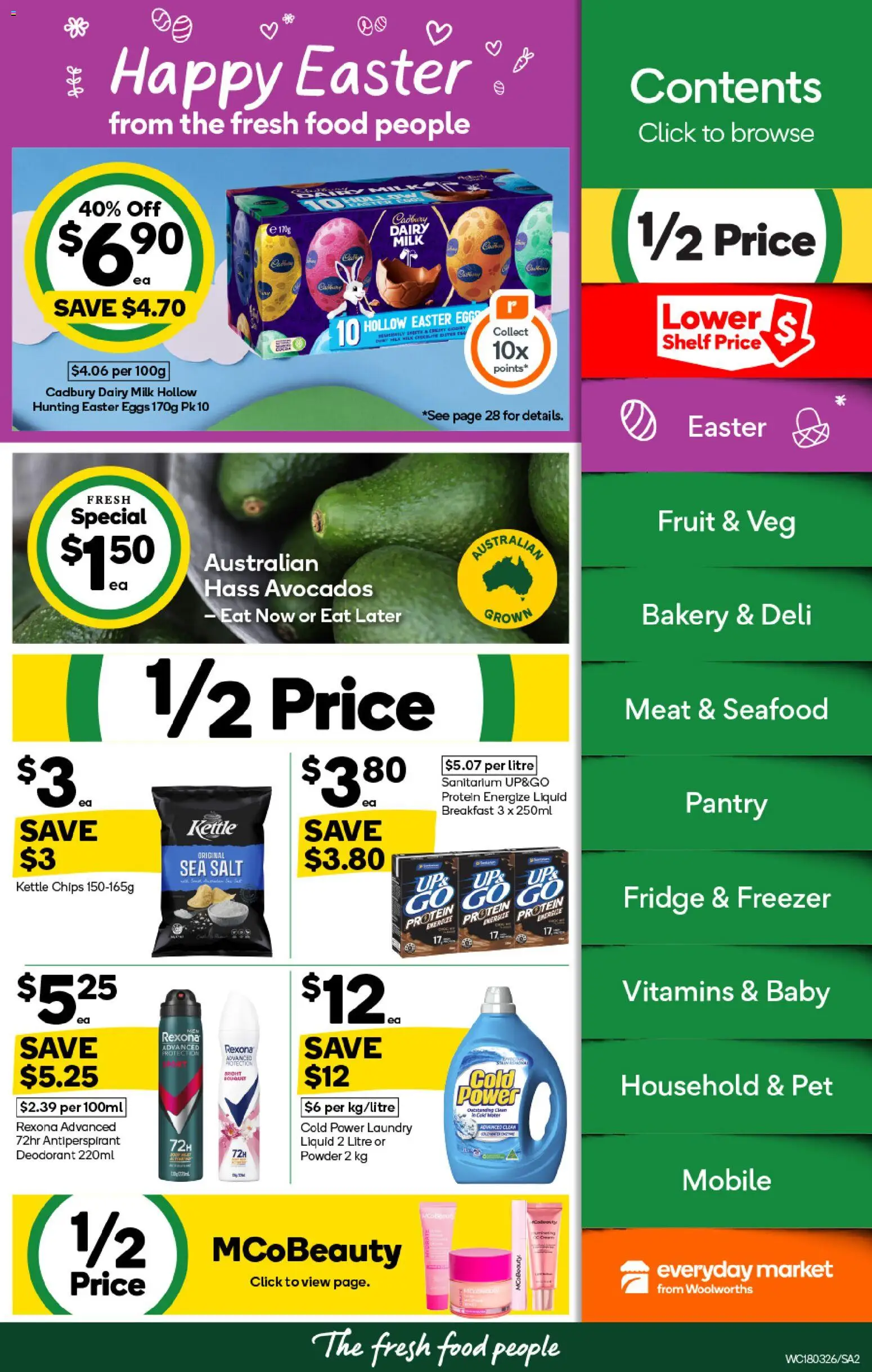 Woolworths catalogue - valid from 18.03.2026 | Page: 2 | Products: Powder, Salt, Freezer, Mobile