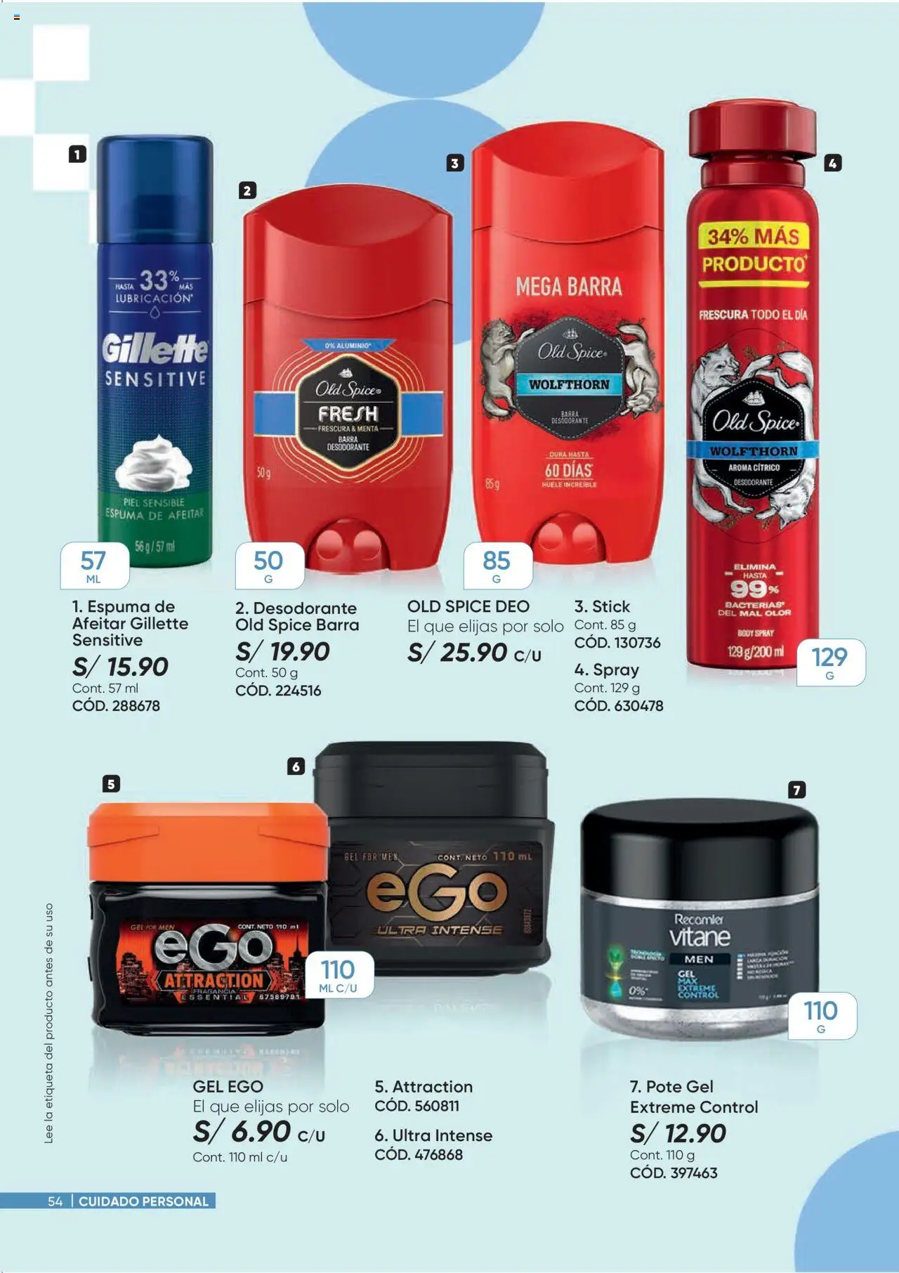 Catálogo Azzorti válido desde 15.09.2025 | Página: 54 | Productos: Espuma de afeitar, Desodorante, Fragancia