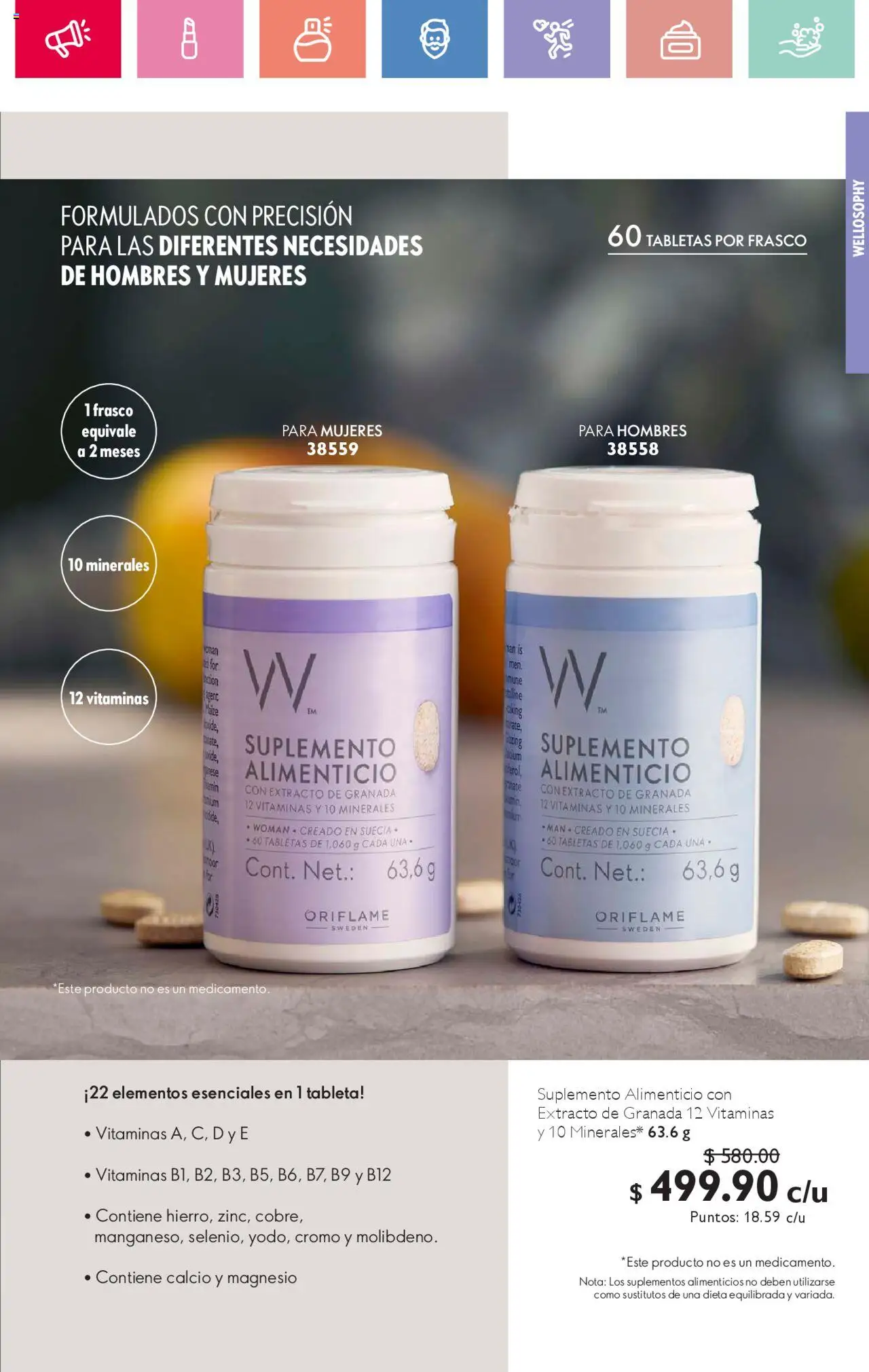 Nuevas ofertas de Oriflame válidas en toda la República Mexicana desde el 12.07.2025. ¡Encuentra las mejores ofertas en Oriflame campaña 10 2025! | Página: 105 | Productos: Frasco, Vitaminas, Tableta
