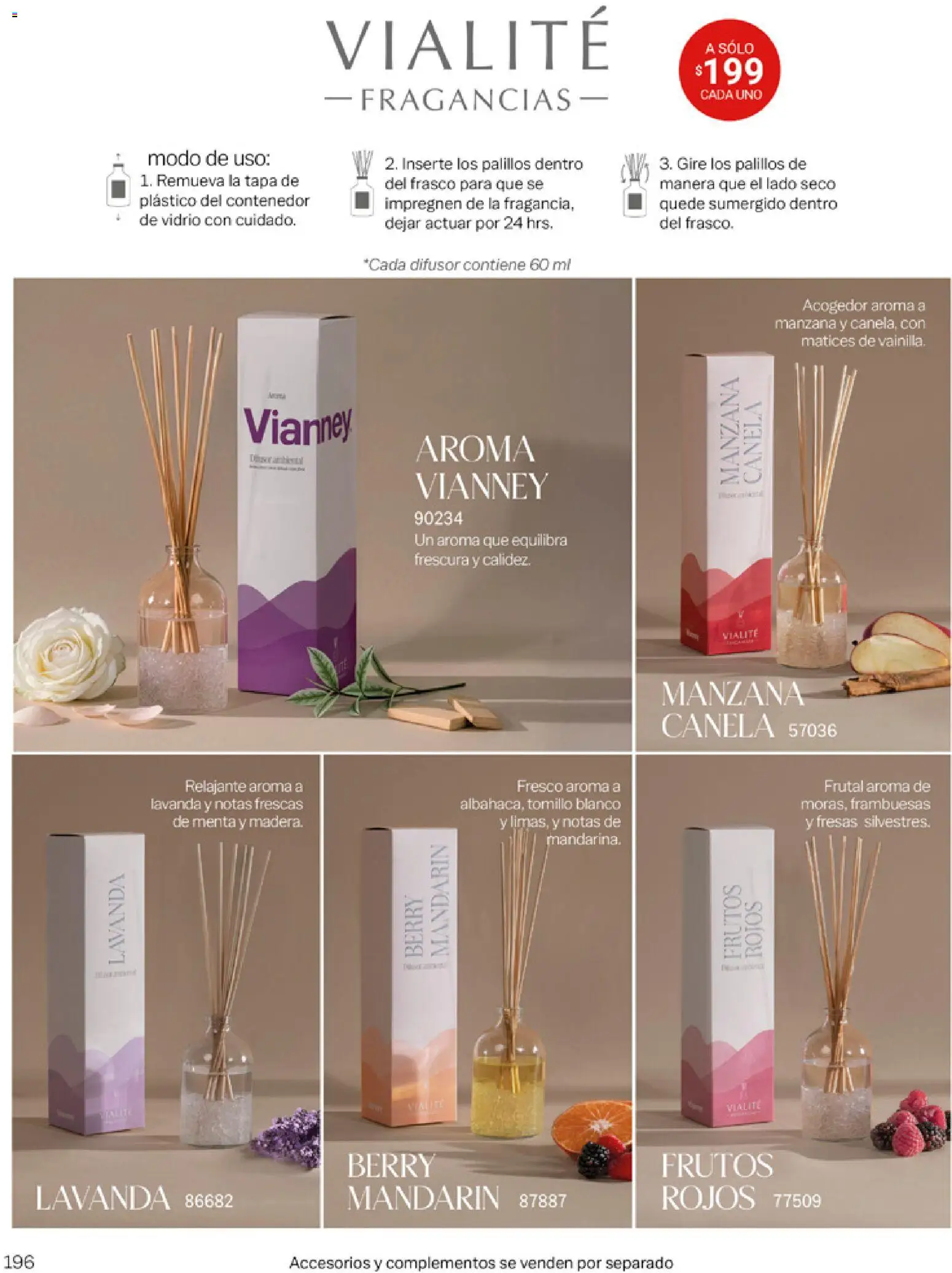 Nuevas ofertas de Vianney válidas en toda la República Mexicana desde el 06.03.2026. ¡Encuentra las mejores ofertas en Vianney catálogo Tu hogar, nuestra pasión! | Página: 198 | Productos: Frasco, Manzana, Fresas, Contenedor