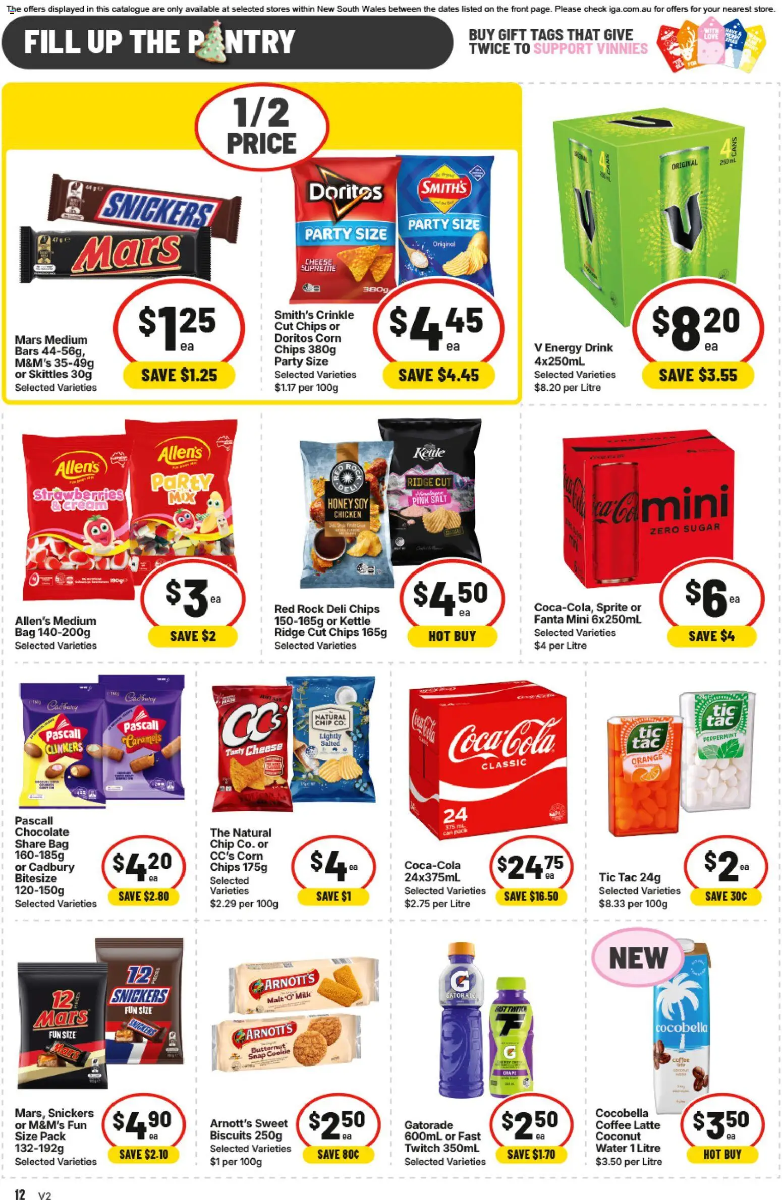 IGA catalogue - valid from 12.11.2025 | Page: 8 | Products: Chicken, Chips, Bag, Kettle