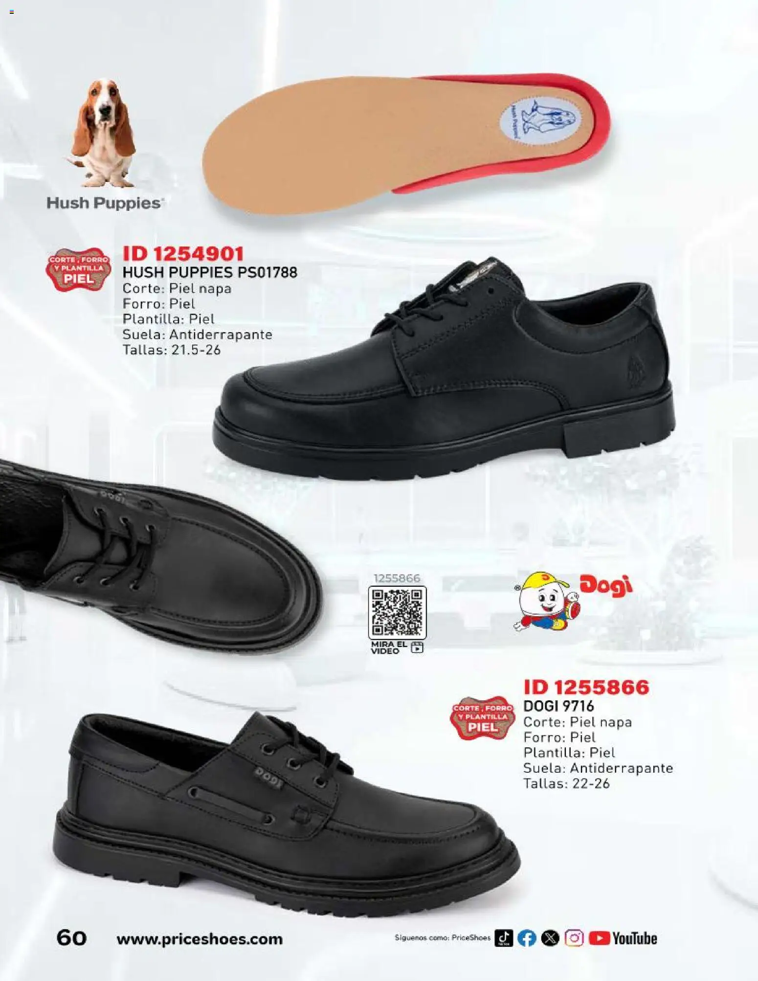 Nuevas ofertas de Price Shoes válidas en toda la República Mexicana desde el 01.09.2025. ¡Encuentra las mejores ofertas en Price Shoes catálogo Escolar! | Página: 60 | Productos: Video