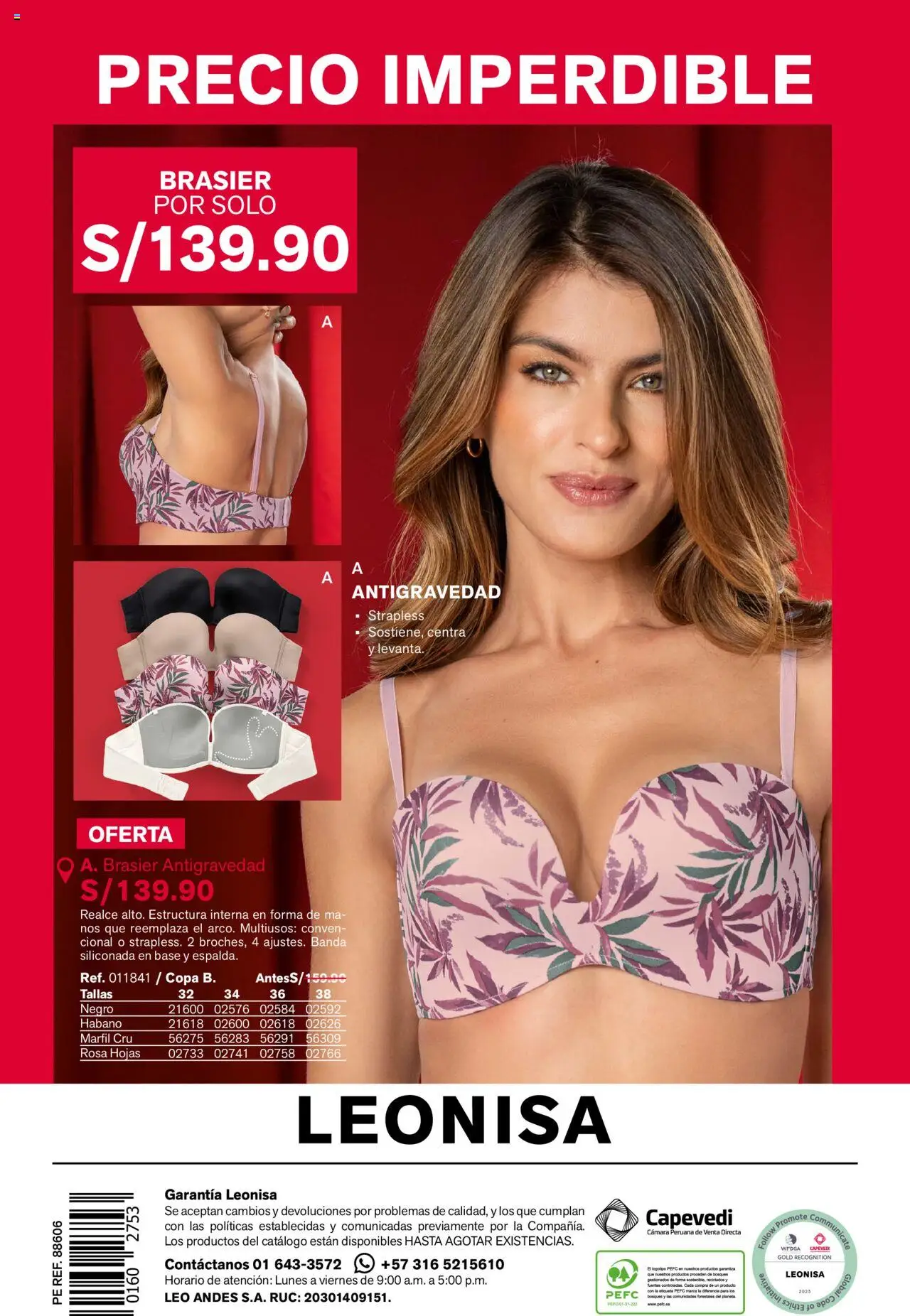 Catálogo Leonisa válido desde 04.08.2025 | Página: 140 | Productos: Cámara