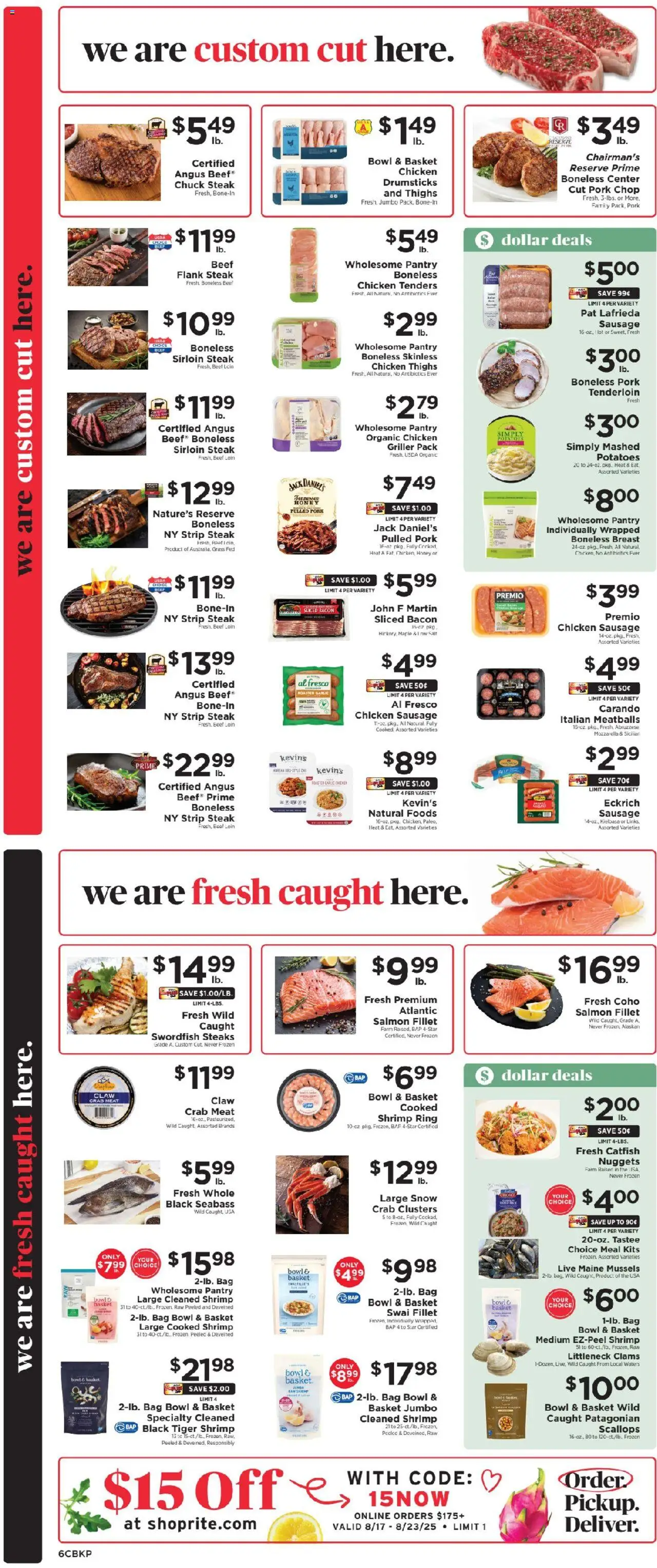ShopRite Weekly Ad 2 - valid from 17.08.2025 | Page: 7 | Products: Basket, Potatoes, Garlic, Beet