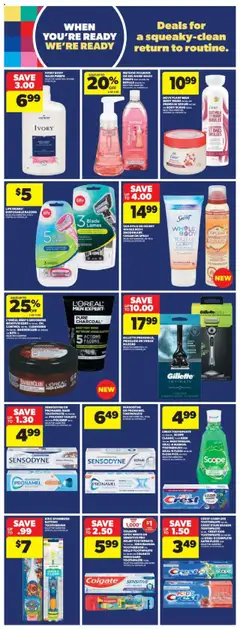 Real Canadian Superstore flyer valid from 31.07.2025 | Page: 22 | Products: Face wash, Toothpaste, Battery, Milk