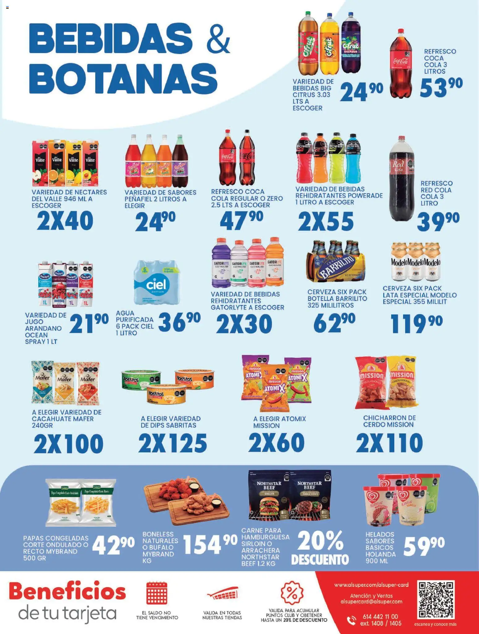 Nuevas ofertas de Alsuper válidas en toda la República Mexicana desde el 03.03.2026. ¡Encuentra las mejores ofertas en Alsuper folleto Zacatecas! | Página: 7 | Productos: Cacahuate, Agua, Jugo, Botella
