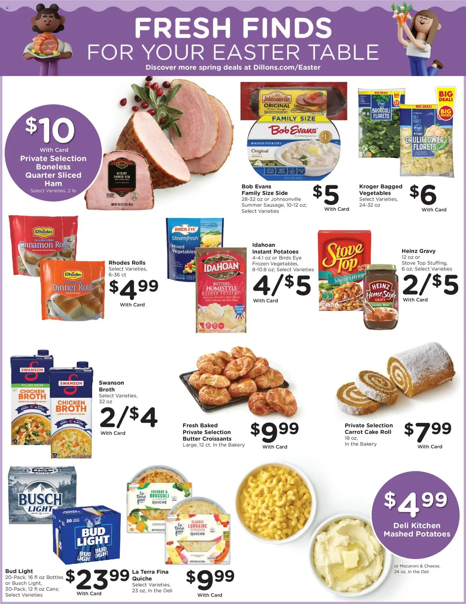 Dillons Weekly Ad - valid from 18.03.2026 | Page: 5 | Products: Ham, Potatoes, Croissants, Stove