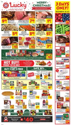 Preview of Lucky Supermarkets weekly ads valid from 17.12.2025