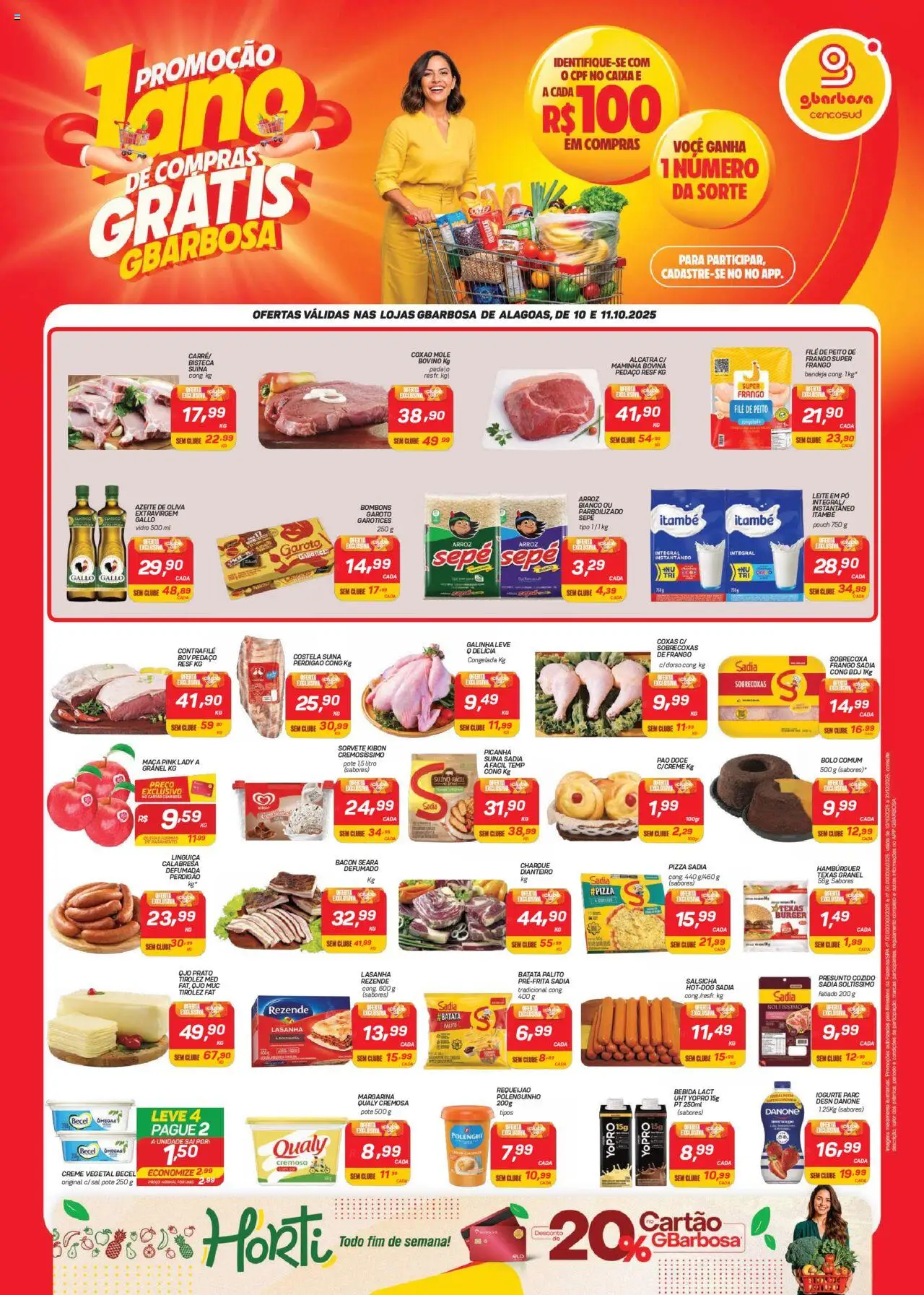 Gbarbosa Folheto - válido de 10.10.2025 | Página: 1 | Produtos: Picanha, Bebida, Azeite, Margarina