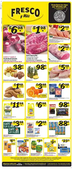 Preview of Fresco y Más weekly ads valid from 10.09.2025