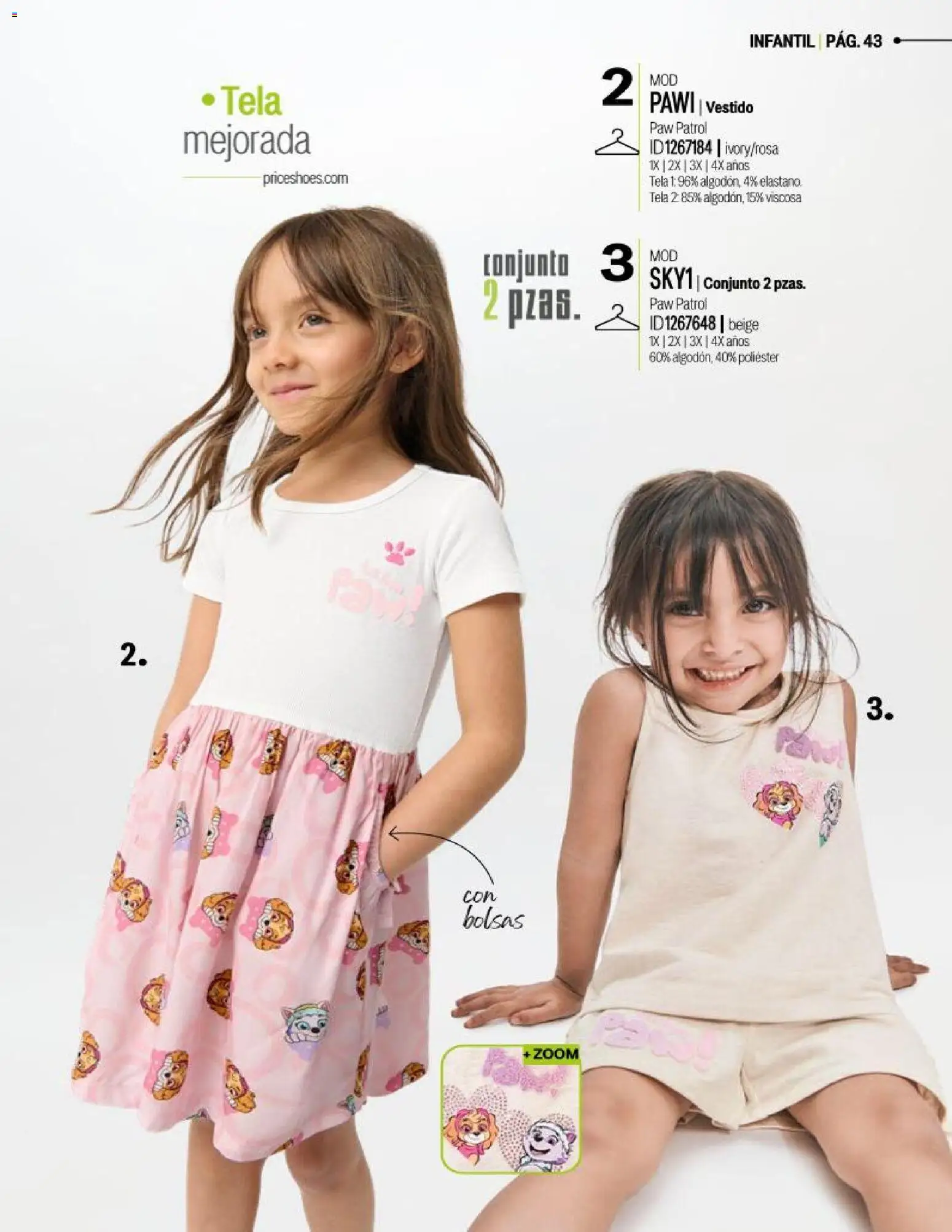 Nuevas ofertas de Price Shoes válidas en toda la República Mexicana desde el 14.03.2026. ¡Encuentra las mejores ofertas en Price Shoes catálogo Licencias! | Página: 43 | Productos: Vestido, Conjunto