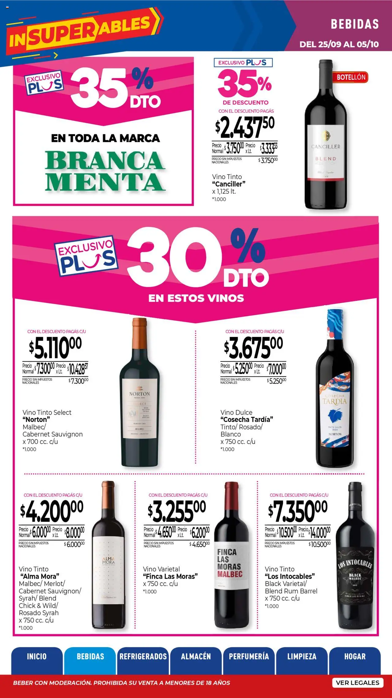 La Anonima catálogo │ válido desde el 25.09.2025 | Página: 8 | Productos: Vino