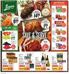 Preview of Lowes Foods weekly ads valid from 08.10.2025