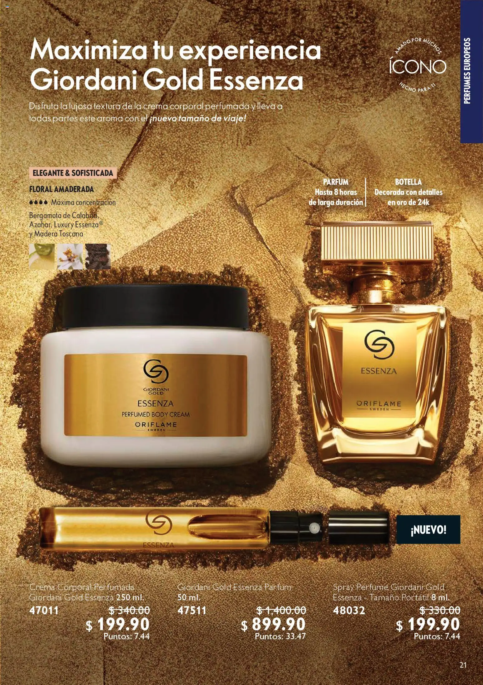 Nuevas ofertas de Oriflame válidas en toda la República Mexicana desde el 06.12.2025. ¡Encuentra las mejores ofertas en Oriflame campaña 12 2025! | Página: 21 | Productos: Crema, Botella, Body, Perfume