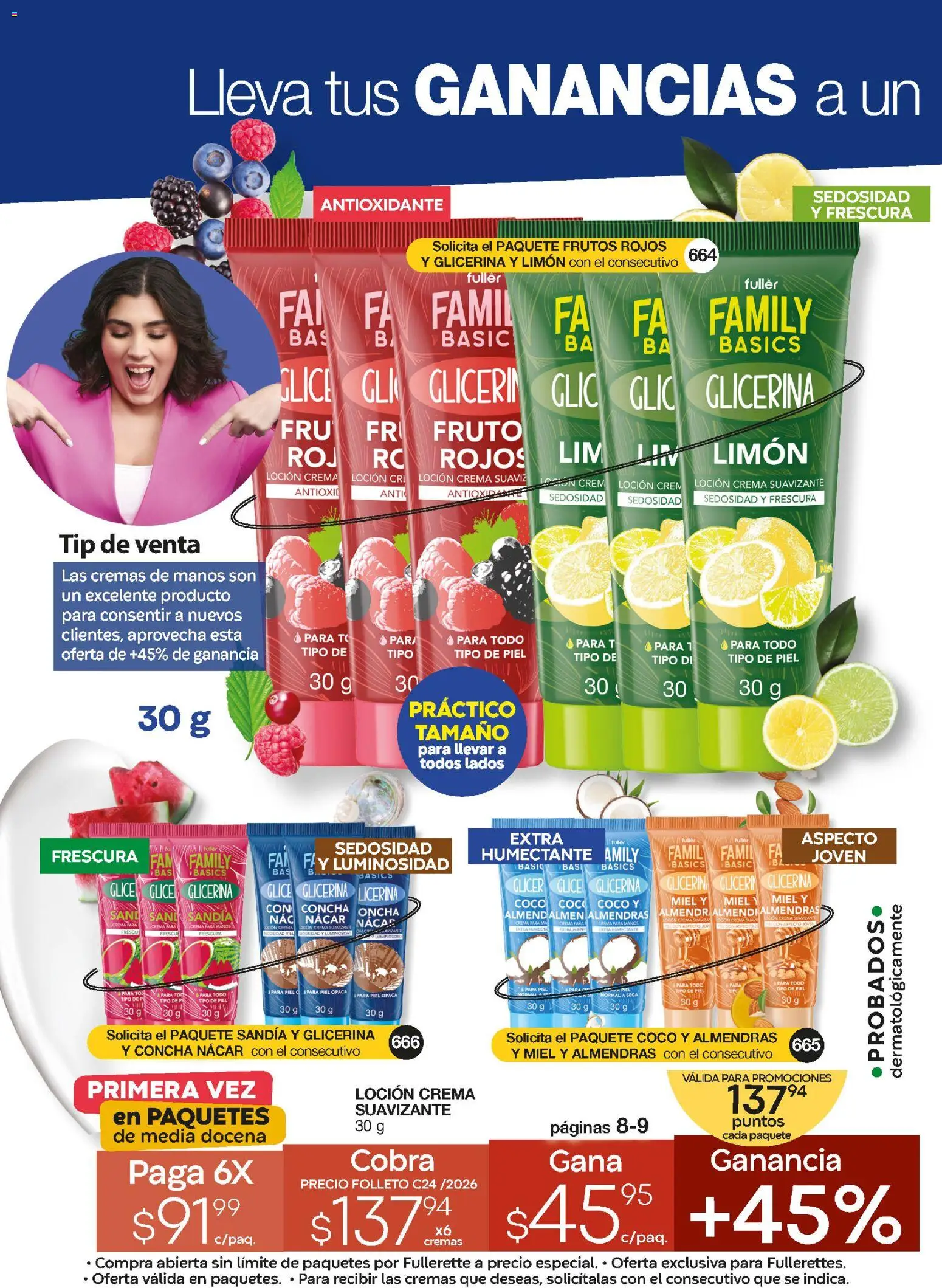 Nuevas ofertas de Fuller válidas en toda la República Mexicana desde el 04.03.2026. ¡Encuentra las mejores ofertas en Fuller Gana Mas C24 2026! | Página: 10 | Productos: Sandía, Crema, Limón, Suavizante