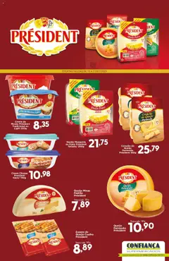 Confiança Folheto - válido de 16.07.2025 | Página: 1 | Produtos: Parmesão, Ricota, Creme, Mussarela
