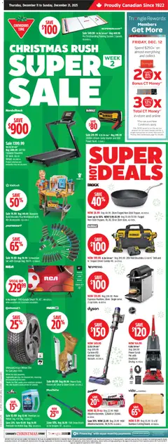Preview of Canadian Tire weekly flyer from shop Canadian Tire valid from 11.12.2025