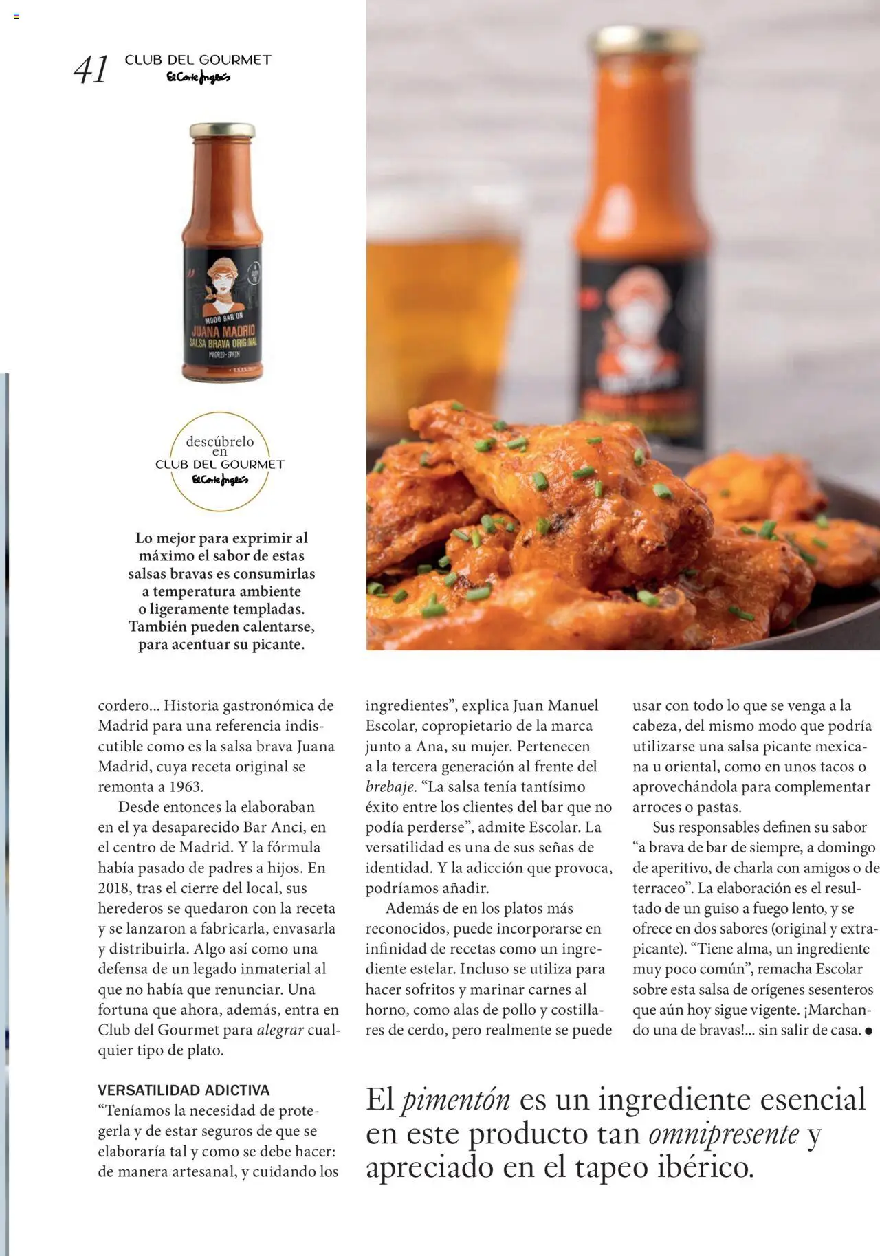 Nuevas ofertas de El Corte Inglés válidas en toda la República Mexicana desde el 29.09.2025. ¡Encuentra las mejores ofertas en El Corte Inglés - Catálogo Gourmet Magazine Otoño! | Página: 41 | Productos: Pollo, Res, Sobre