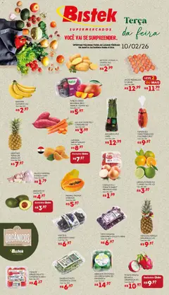 Bistek Supermercados - Ofertas Hortifruti - Pré-Visualização do folheto da loja Bistek Supermercados, válido de 10.02.2026