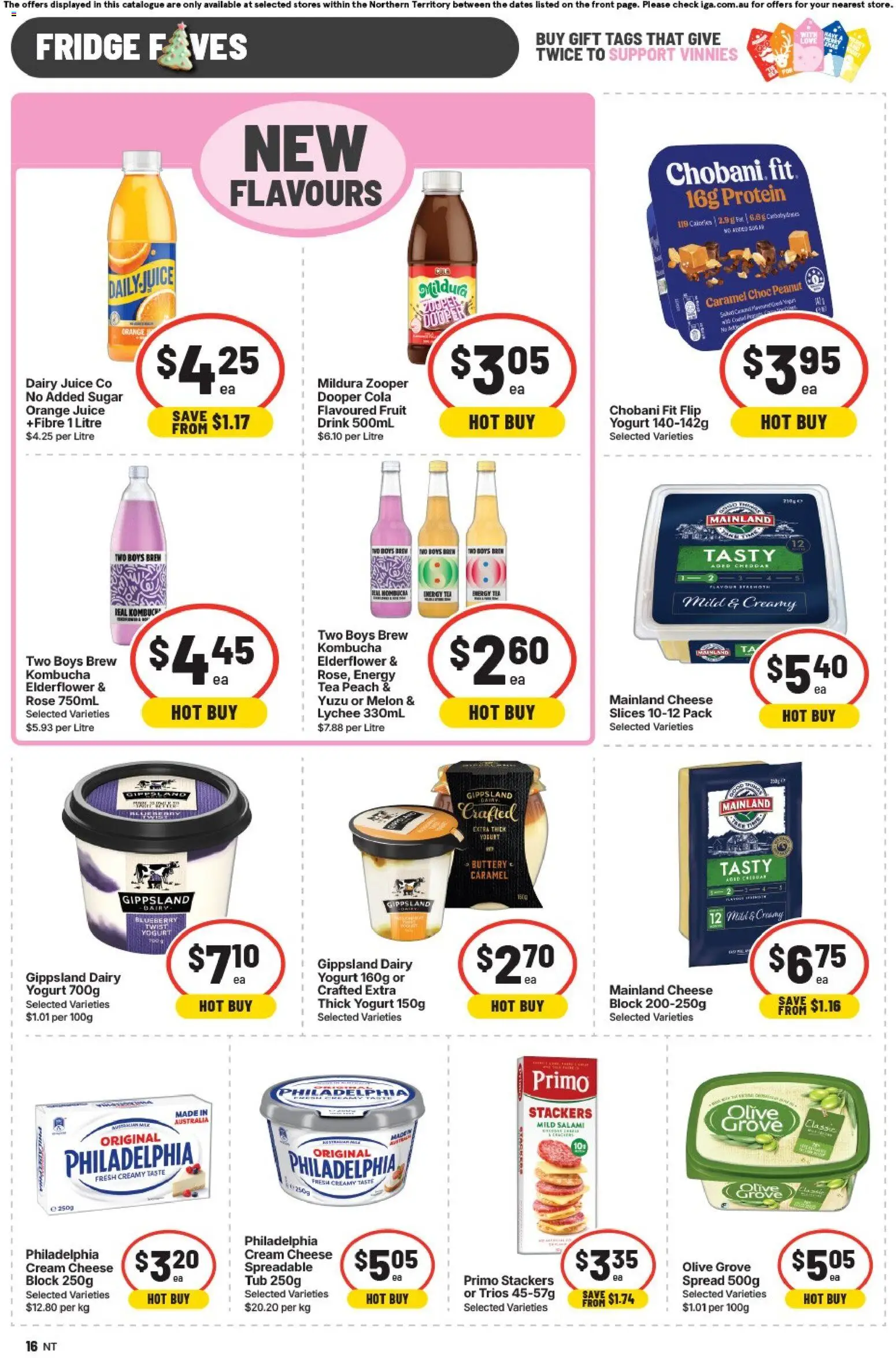 IGA catalogue - valid from 12.11.2025 | Page: 13 | Products: Dairy, Cheese, Melon, Tea