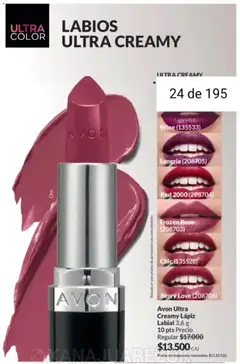 Vista previa Catálogo AVON Campaña 1/2026 válido desde el 01.01.2026 | Página: 19 | Productos: Lápiz labial