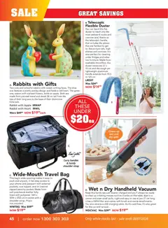 Preview of Innovations Catalogue Summer Sale - valid from 09.12.2025 | Page: 4 | Products: Light, Cleaner, Travel bag, Vacuum cleaner
