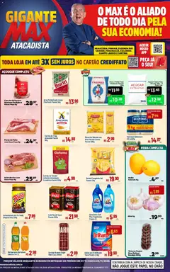 Max Atacadista - Ofertas Fim de Semana - Pré-Visualização do folheto da loja Max Atacadista, válido de 07.11.2025 | Página: 1 | Produtos: Achocolatado, Macarrão, Refrigerante, Amaciante