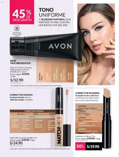 Vista previa de folleto Avon - Ciclo 01 de la Avon válido desde 01.01.2026 | Página: 46 | Productos: Crema, Maquillaje, Corrector, CC cream