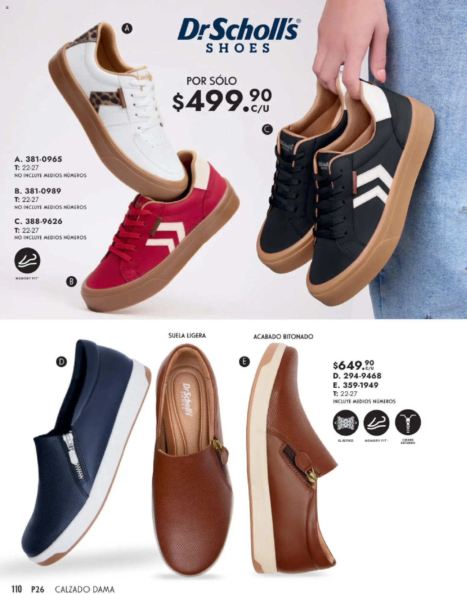 Nuevas ofertas de Andrea válidas en toda la República Mexicana desde el 25.01.2026. ¡Encuentra las mejores ofertas en Andrea catálogo Calzado Dama! | Página: 110