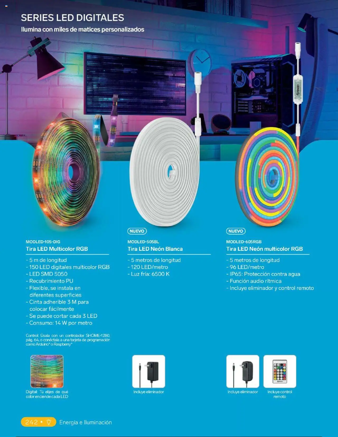 Nuevas ofertas de Steren válidas en toda la República Mexicana desde el 01.01.2025. ¡Encuentra las mejores ofertas en Steren catálogo! | Página: 260 | Productos: Agua, Audio, Control remoto, Cinta