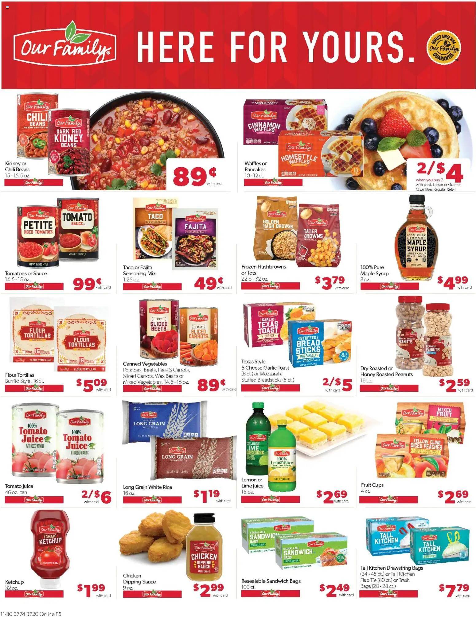 Family Fare Weekly Ad - NE - valid from 30.11.2025 | Page: 15 | Products: Crowns, Cheese, Rice, Ketchup