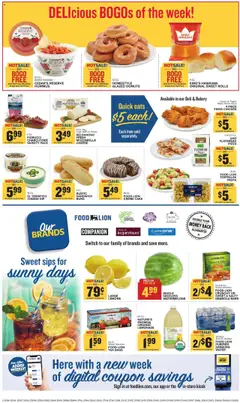 Food Lion Weekly - VA - valid from 23.07.2025 | Page: 5 | Products: Tea, Pasta, Water, Pepper
