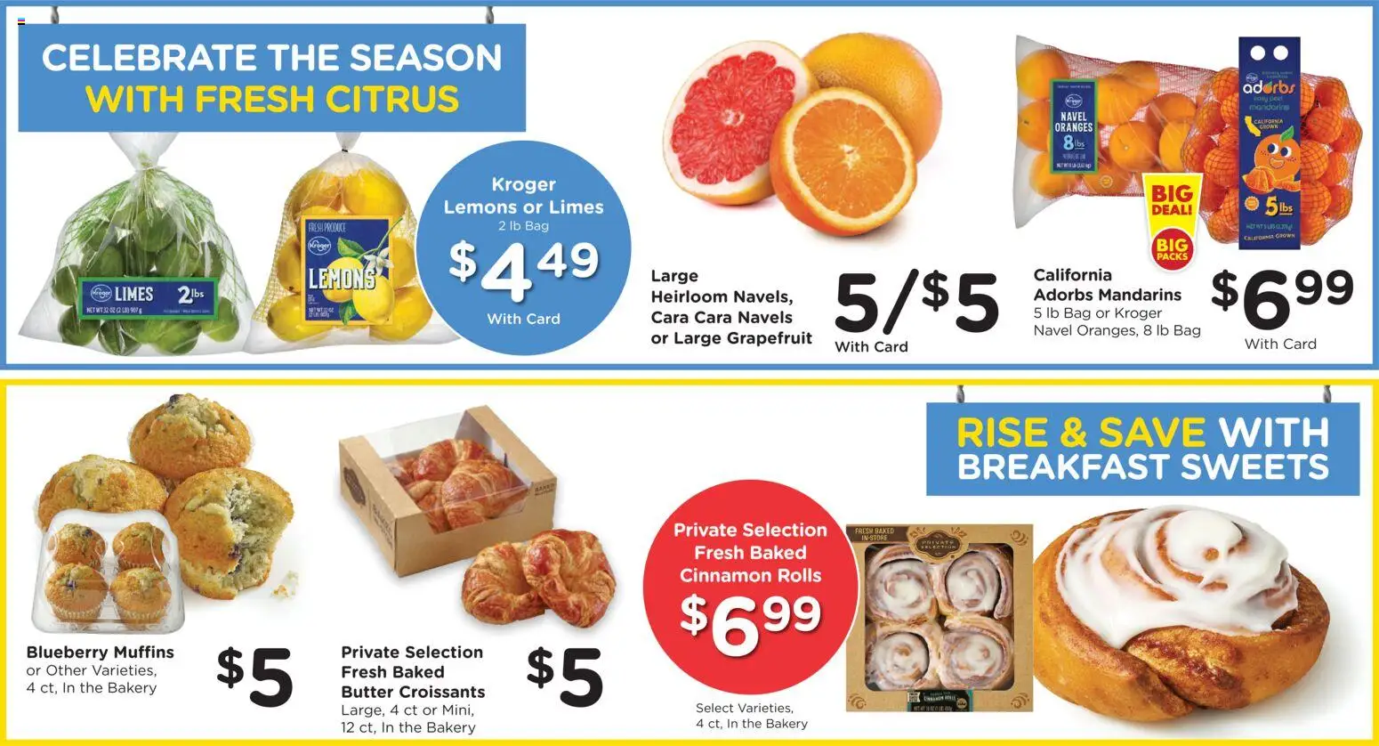 Dillons Weekly Ad - KS - valid from 08.04.2026 | Page: 8 | Products: Butter, Oranges, Grapefruit, Bag
