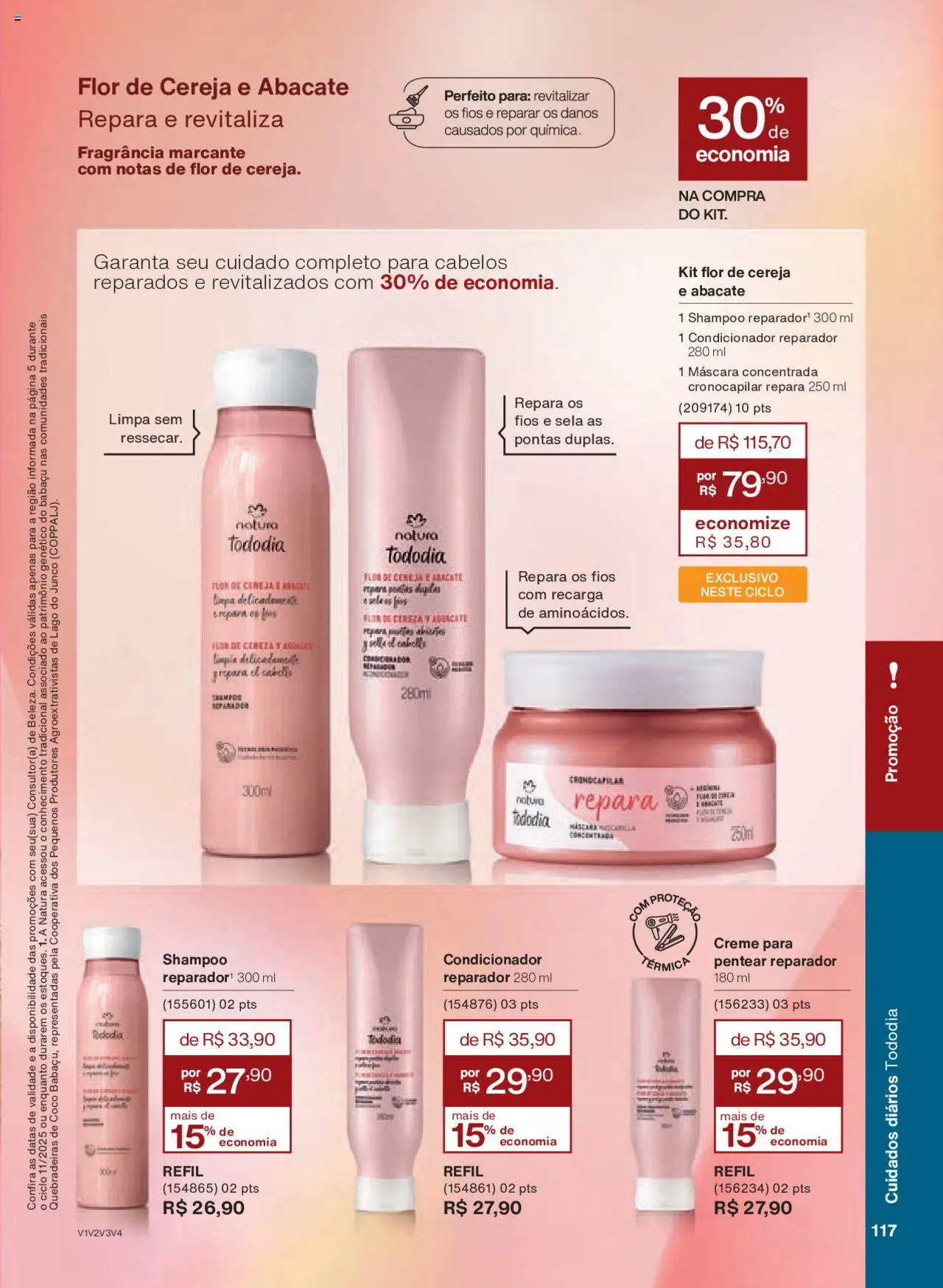 Natura Folheto - válido de 15.06.2025 | Página: 117 | Produtos: Coco, Shampoo, Fragrância, Creme
