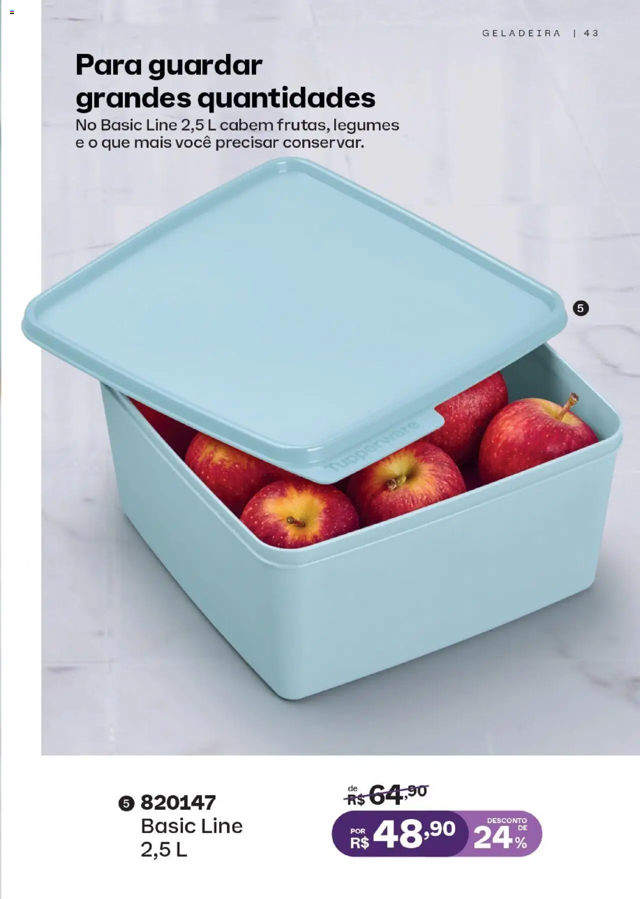 Tupperware Folheto - válido de 01.09.2025 | Página: 43 | Produtos: Geladeira