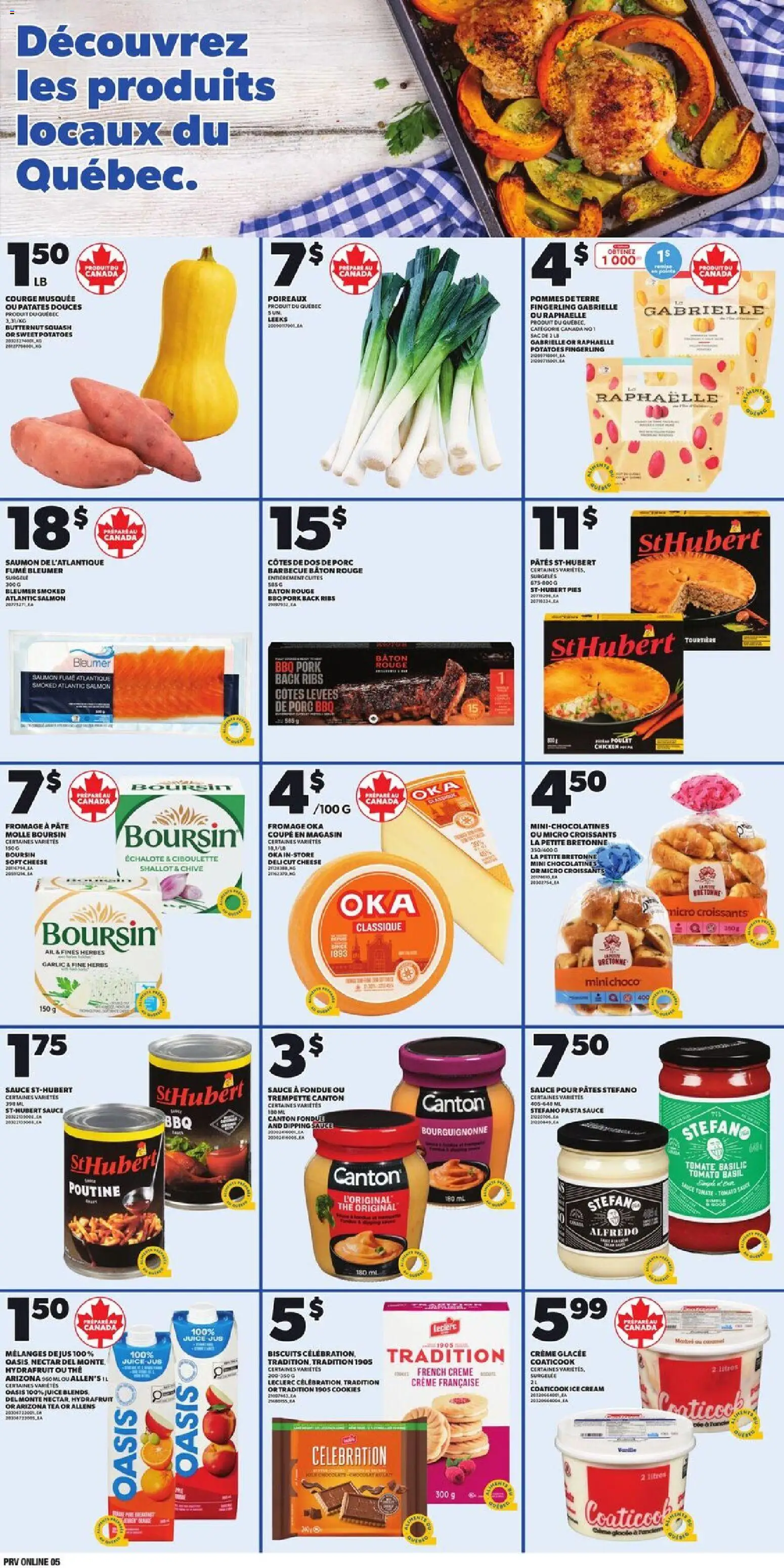 Provigo flyer valid from 27.11.2025 | Page: 6 | Products: Pasta, Cream, Potatoes, Juice