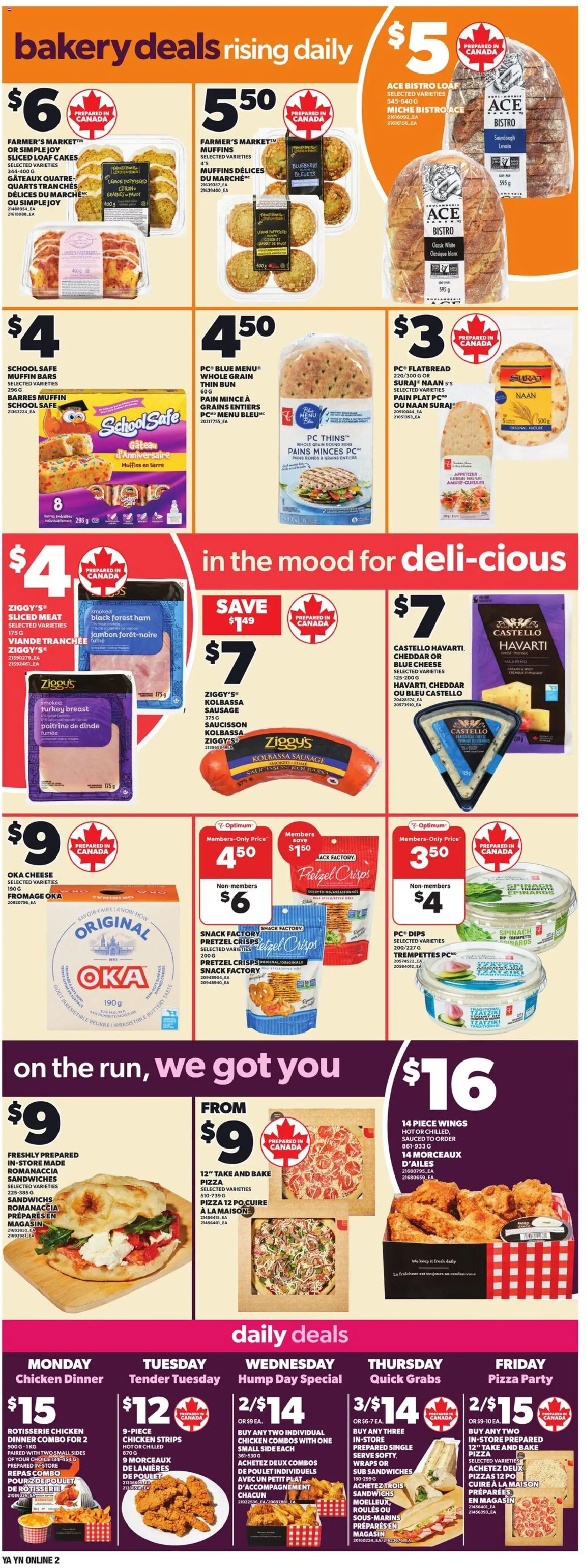 Independent Grocer flyer valid from 08.01.2026 | Page: 4 | Products: Bakery, Cheese, Ham, Chicken
