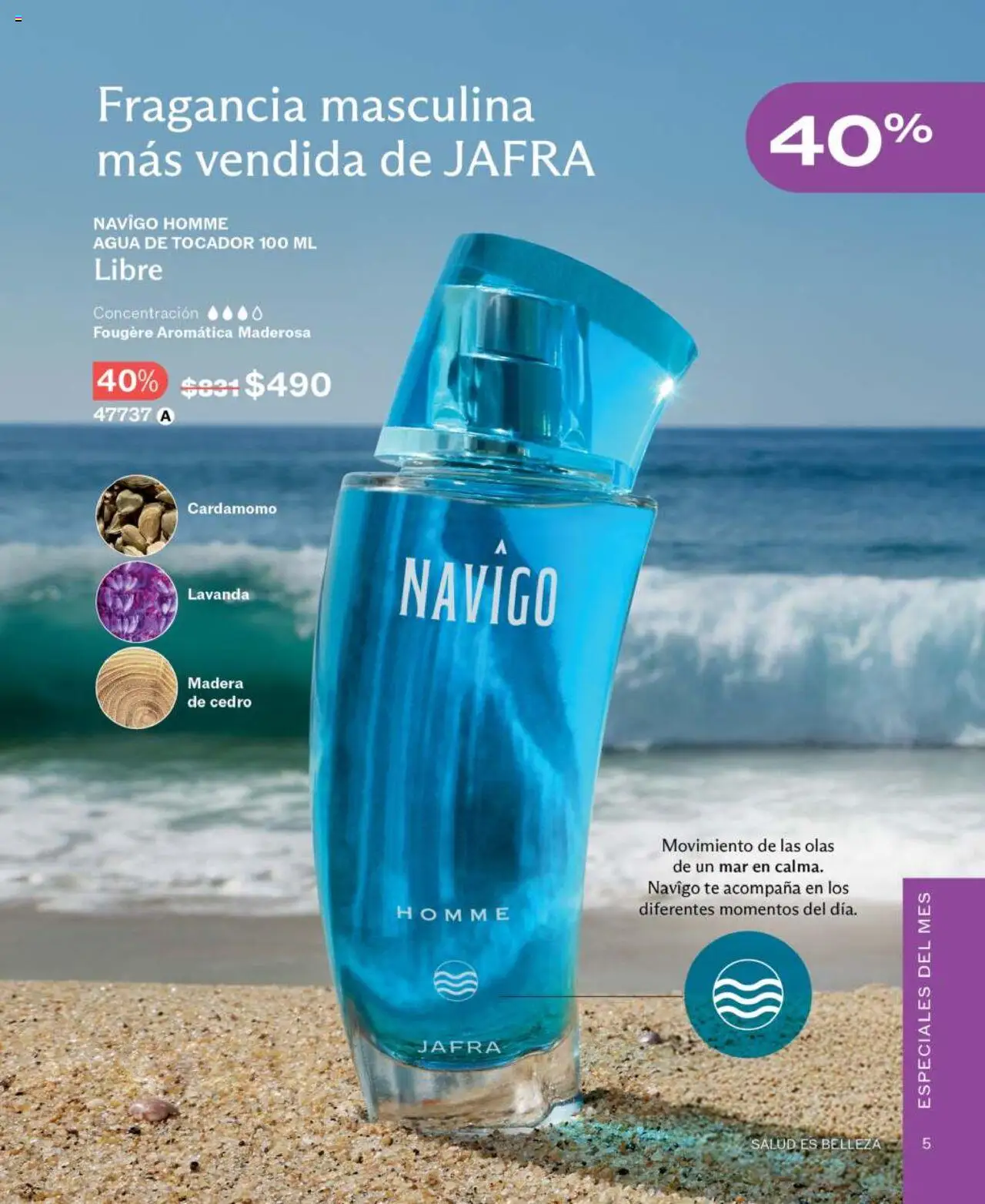 Nuevas ofertas de JAFRA válidas en toda la República Mexicana desde el 01.06.2025. ¡Encuentra las mejores ofertas en JAFRA catálogo! | Página: 5 | Productos: Agua, Té, Fragancia