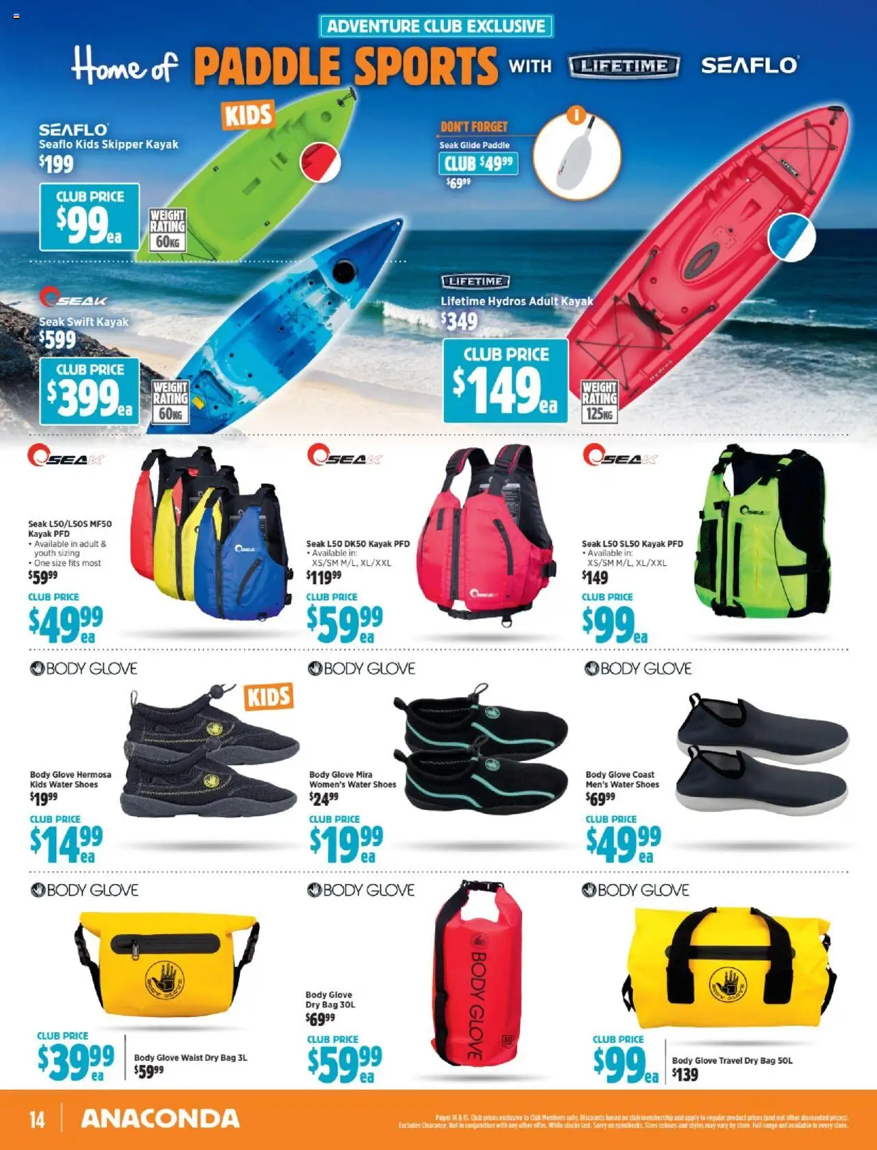 Anaconda catalogue - valid from 07.10.2025 | Page: 14 | Products: Water, Bag, Weight