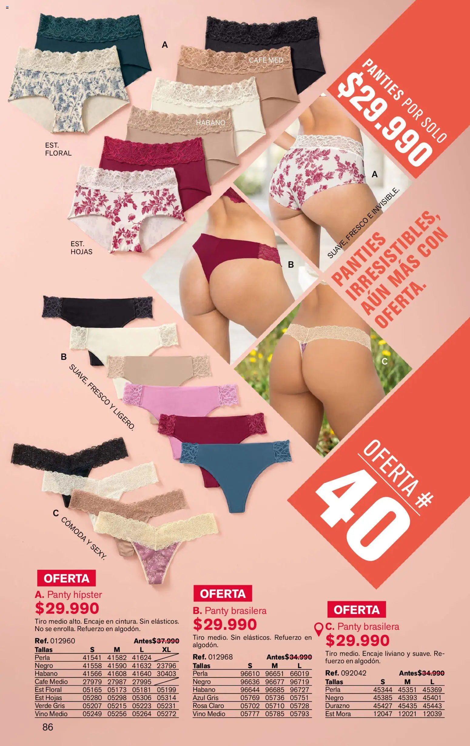 Leonisa revista - valida desde el 02.01.2026 | Página: 86 | Productos: Mora, Cómoda, Café, Vino