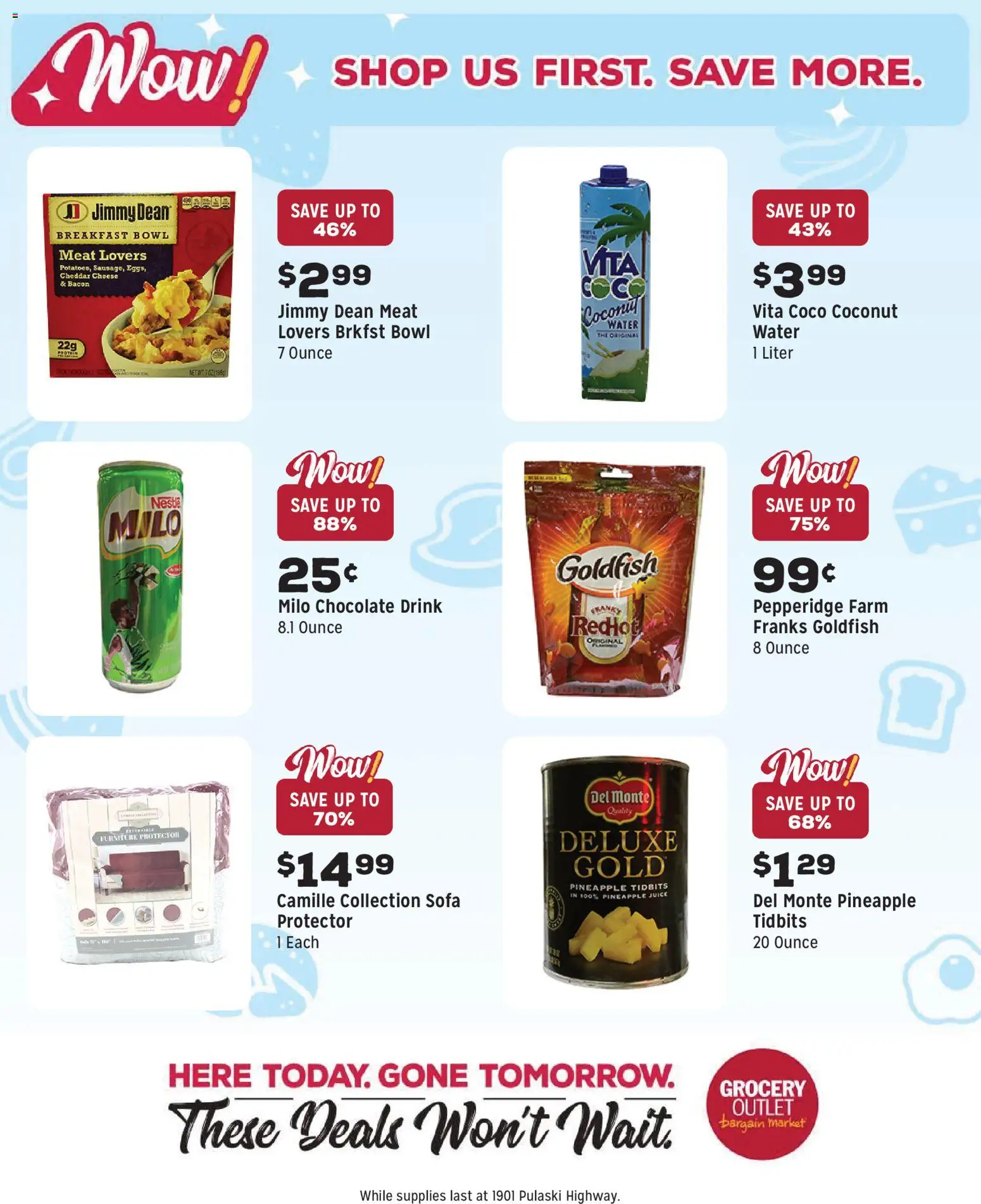 Grocery Outlet Weekly Ad - MD - valid from 29.10.2025 | Page: 6 | Products: Cheese, Chocolate, Juice, Pineapple