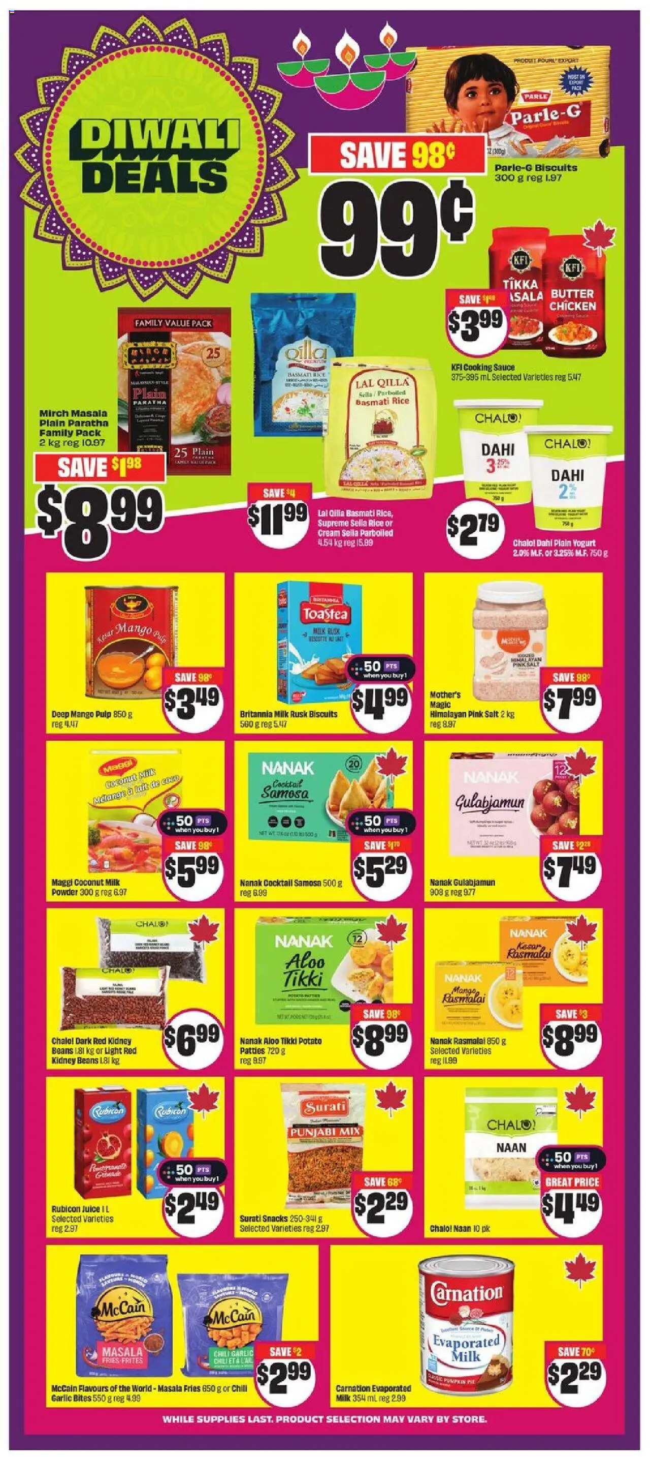 FreshCo flyer valid from 09.10.2025 | Page: 8 | Products: Cream, Yogurt, Juice, Chicken