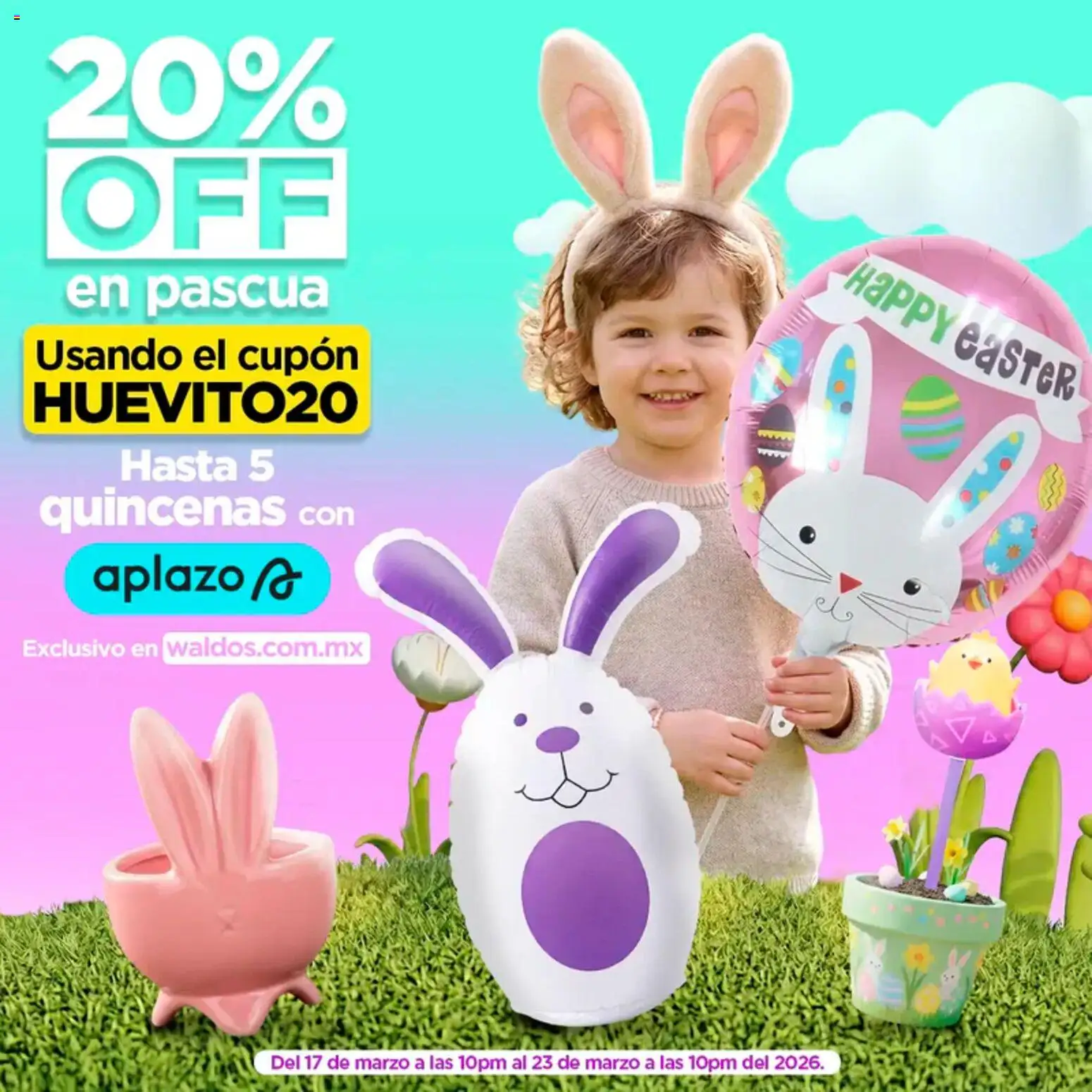 Nuevas ofertas de Waldo's válidas en toda la República Mexicana desde el 17.03.2026. ¡Encuentra las mejores ofertas en Waldo's catálogo! | Página: 3