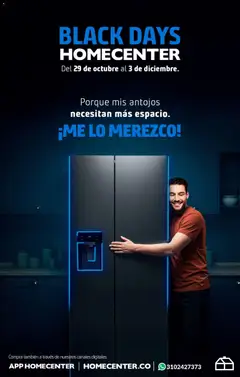 Homecenter - Black Days  -  Vista previa de la revista de la tienda Homecenter valido desde el 29.10.2025