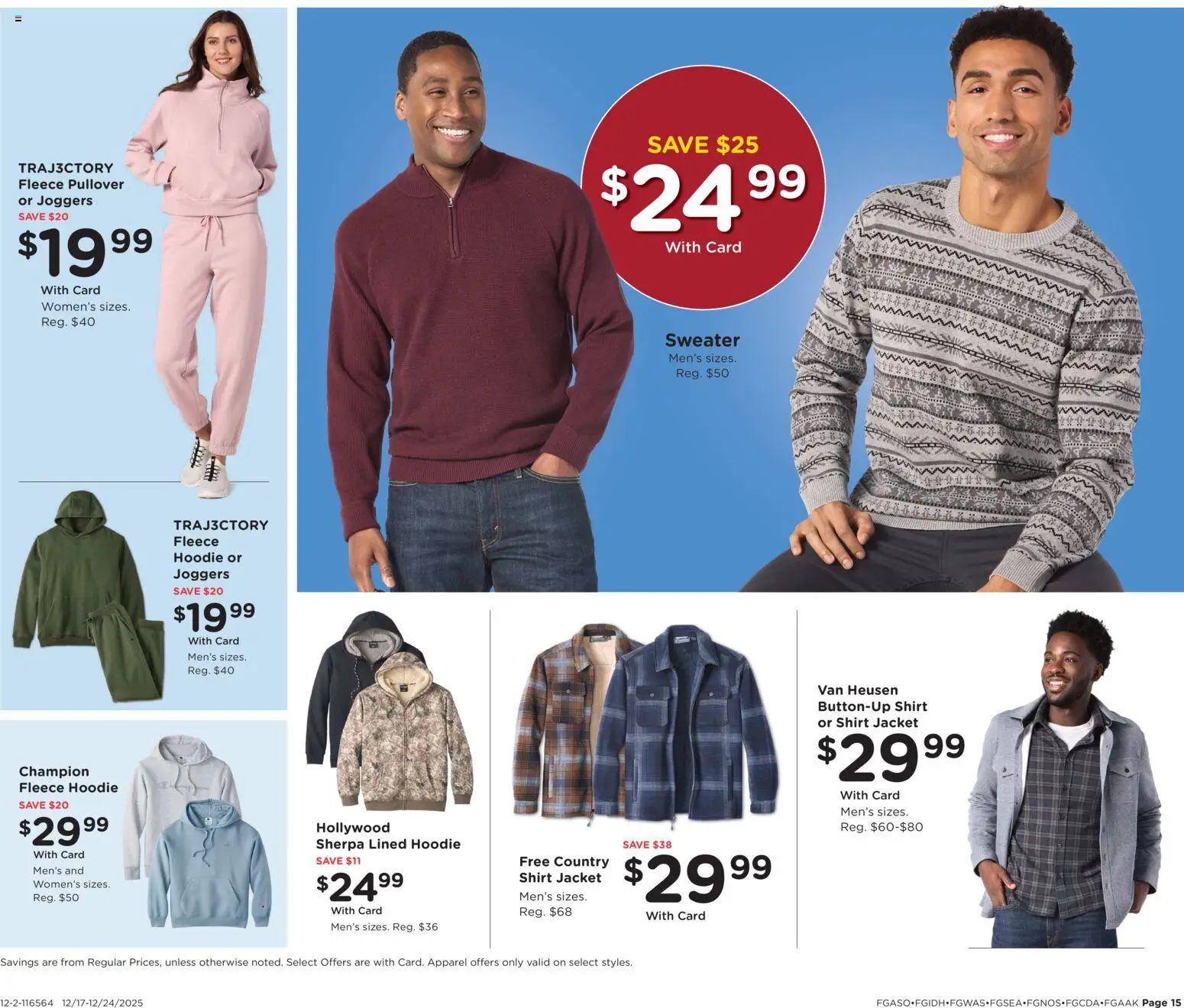 Fred Meyer Home & Apparel - valid from 17.12.2025 | Page: 17 | Products: Shirt, Sweater, Hoodie, Jacket