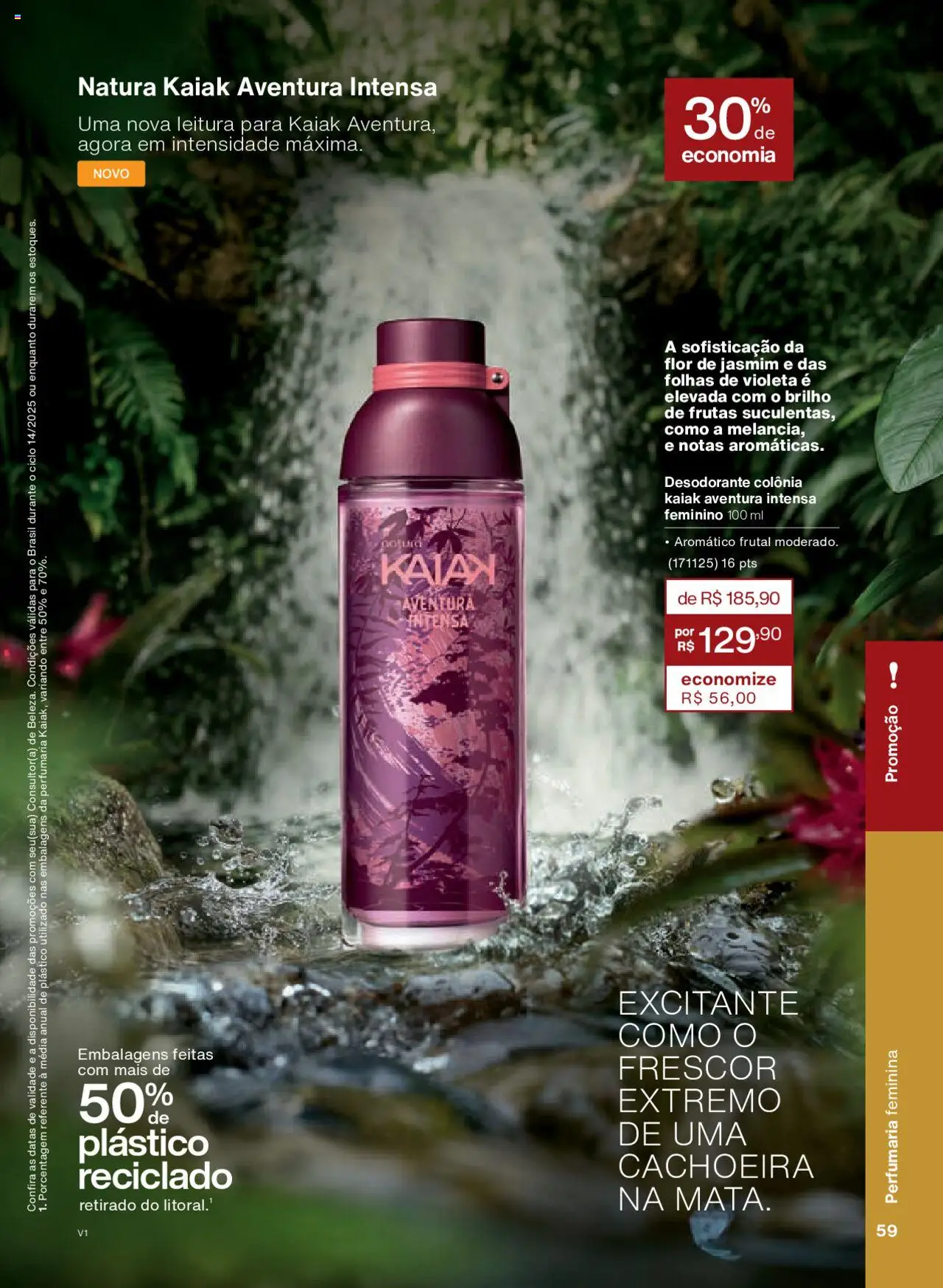 Natura Folheto - válido de 18.08.2025 | Página: 59 | Produtos: Desodorante